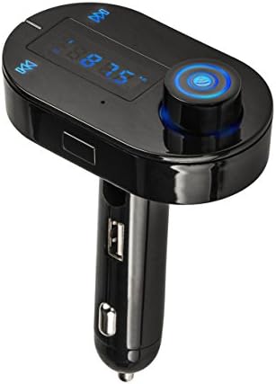 Belively TM Hands-free Bluetooth Car Kit MP3 Player Wireless FM Transmitter Modulator with USB/TF/Card Reader MMC Slot and Remote Control LCD (T9s Black)