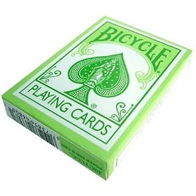 Bicycle Cards Poker Size Reverse Printed Pastel Green
