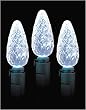 LED Christmas White 35 Light String Set / Green Wire