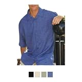 Bill Blass Premium - Adult Jacquard Camp Shirt (7959) at Bill Blass Premium