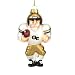 SC Sports Georgia Tech Yellow Jackets Caucasian Football Player Ornament (Set of 2)