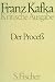 Book Der Process [sic] (Schriften, Tagebucher, Briefe / Franz Kafka)