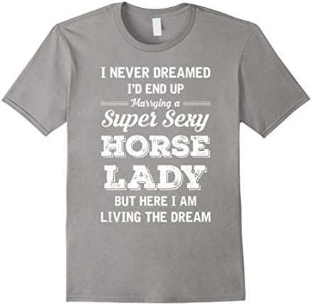 Men's Super Sexy Horse Lady T-shirt XL Slate