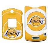 Fits Motorola RAZR v3 v3c v3m v3i v3t v3a Cell Phone Snap on Protector Faceplate Cover Housing Case - Executive NBA LA Lakers