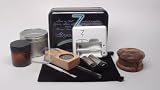Magic Flight Launch Box + Wooden Sweetleaf Grinder, Amber Glass Storage Jar, and ABV Tin