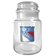 New York Rangers 31oz Glass Candy Jar NHL Hockey