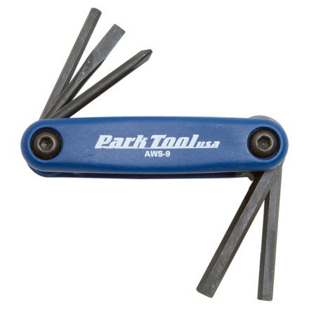 Park Tool Hex Phillips Flathead Folding Tool Set - AWS-9