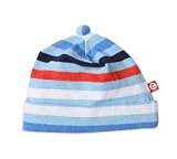 Zutano Bold Stripe Hat, Chambray, 6-12 Months