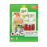 Ball Canning Discovery Kit, Small-Batch Rack and 3 Jars, Plus Easy Trial Recipe Book by Ball