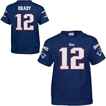 Reebok New England Patriots Tom Brady Youth Player Short Sleeve T-Shirt