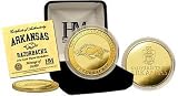 Arkansas 24KT Gold Coin