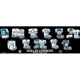 Dallas Cowboys Heritage Evolution Jersey Collection Large Plaque