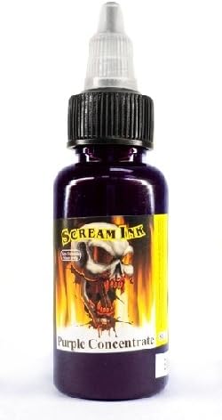 Scream Tattoo Ink 4-oz -Purple Concentrate- Tattoo Supplies
