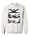 Shop4Ever® Blunt Roll Red Lips Crewneck Weed Smoker Sweatshirts