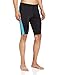 Kanu Surf Men's Competition Jammers Swim Suit, Black/Blue, 32