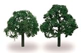 Hornby R8935 00 Gauge Skale Scenics Econo Walnut 75-88mm Pk 2 Eco Trees