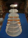 7 Tier 5mm Thick Mirror Acrylic Cupcake Wedding Party Cup Cake Display Stand by Classikool®