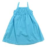 Penelope Mack Girls Robin Ruffled Egg Blue Dress