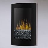 Dimplex Convex Electric Fireplace Wall Mount, VCX1525, Black