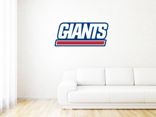 New York Giants NFL Logo Wall Graphic Decal Sticker (27" x 12")
