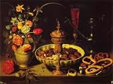 12X16 inch Clara Peeters Canvas Art Repro Vase,Milk Jug