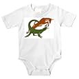 Onesie with animals, prey, deer, reptile, lizard, dragon, komodo, predator