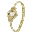 Geneva Platinum Thin Band Jeweled Fashion Watch