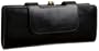 HOBO INTERNATIONAL Nancy Wristlet Wallet,Black,one size