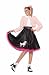 50's Sweetheart Deluxe Poodle Skirt Costume Set Adult