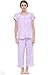 Casual Nights Women's Capri Pajama Set, Top with Capri Pants Pjs Floral Pajama Sets