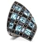 Jewelry - Aquamarine Austrian Crystal Ring SZ 10