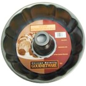 Click here to buy Chicago Metallic Gourmetware 12-cup Bundt-form Pan by Chicago Metallic.