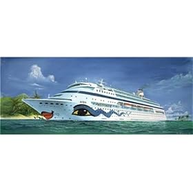 AIDA Cruise Miniship 1-1200 Plastic Ship Model Kit by Revell Germany