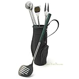 Review HomeWetBar  / 5 Piece Golf BBQ Tools Set w/ Bag