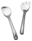 Wilton Armetale Flutes and Pearls Salad Server Set