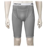 Mizuno Men's Vintage Compression Short G2 (Gray, X-Small)