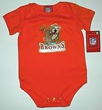Cleveland Browns NFL Newborn Baby Team Mascot Onesie Creeper