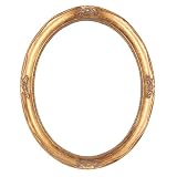 3/4 Wide Oval Picture/Photo/Certificate, Ornate Antique Gold