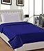 Peponi Blue Plain Soft Double Fleece Blanket (85X90) inch RS.399.00