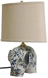 Thumbnail image for 15″ Lucky Elephant Desk Lamp w/ Ice Crackle Glaze