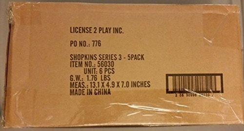 Shopkins Season 3, 5-Pack Case Pack Bundle - 6 Pack (30 Shopkins Total)