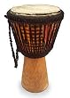 Djembe drum, 'Kente Pillar' Djembe drum, 'Kente Pillar'