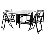 Spacesaver 5-pc. Dinette Set - Espresso Wood