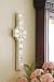 Belleek Celtic Shamrock Wall Cross