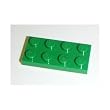 Lego Building Accessories 2 x 4 Dark Green Plates, Bulk - 50 Pieces per Package