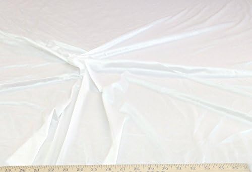 108'' 40 Denier Tricot White Fabric by Somerset Industries