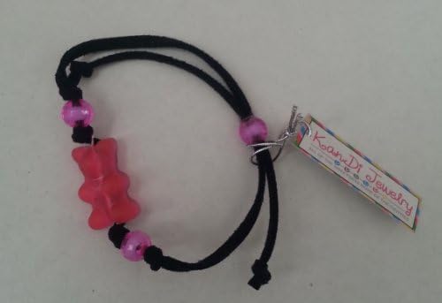 Gummy Bear Bracelet - Black/Pink