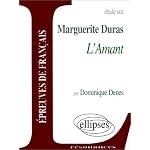 ?tude sur Marguerite Duras, L'Amant book cover