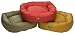 West Paw Design Organic Bumper Stuffed Dog Bed Organic Cotton, Basil/Basil - Small 23