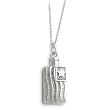 Sterling Silver Patriotic Flag Ash Holder Sentimental Expressions Necklace